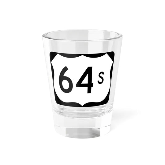 US 64S (Arkansas) (Road Sign) Shot Glass 1.5oz 1.5oz - Go Mug Yourself