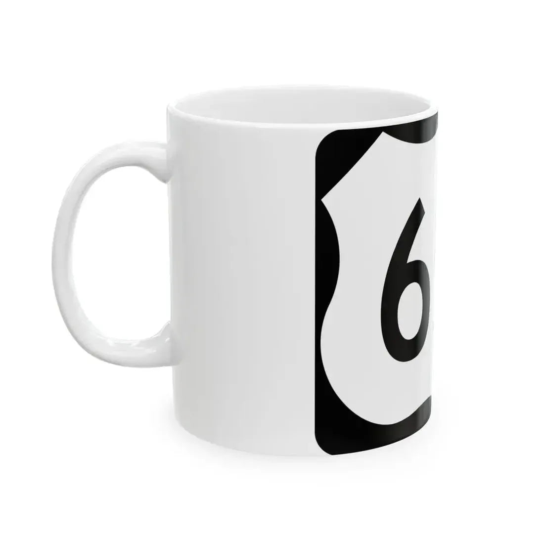 US 65B (Arkansas) (Road Sign) White Coffee Mug - Go Mug Yourself
