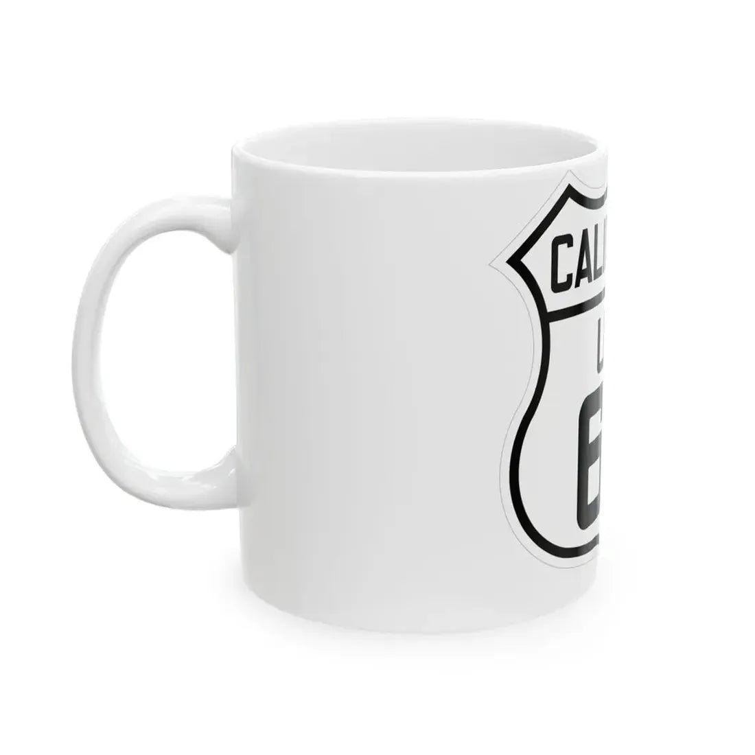 US 66 California 1926 (California) (Road Sign) White Coffee Mug - Go Mug Yourself