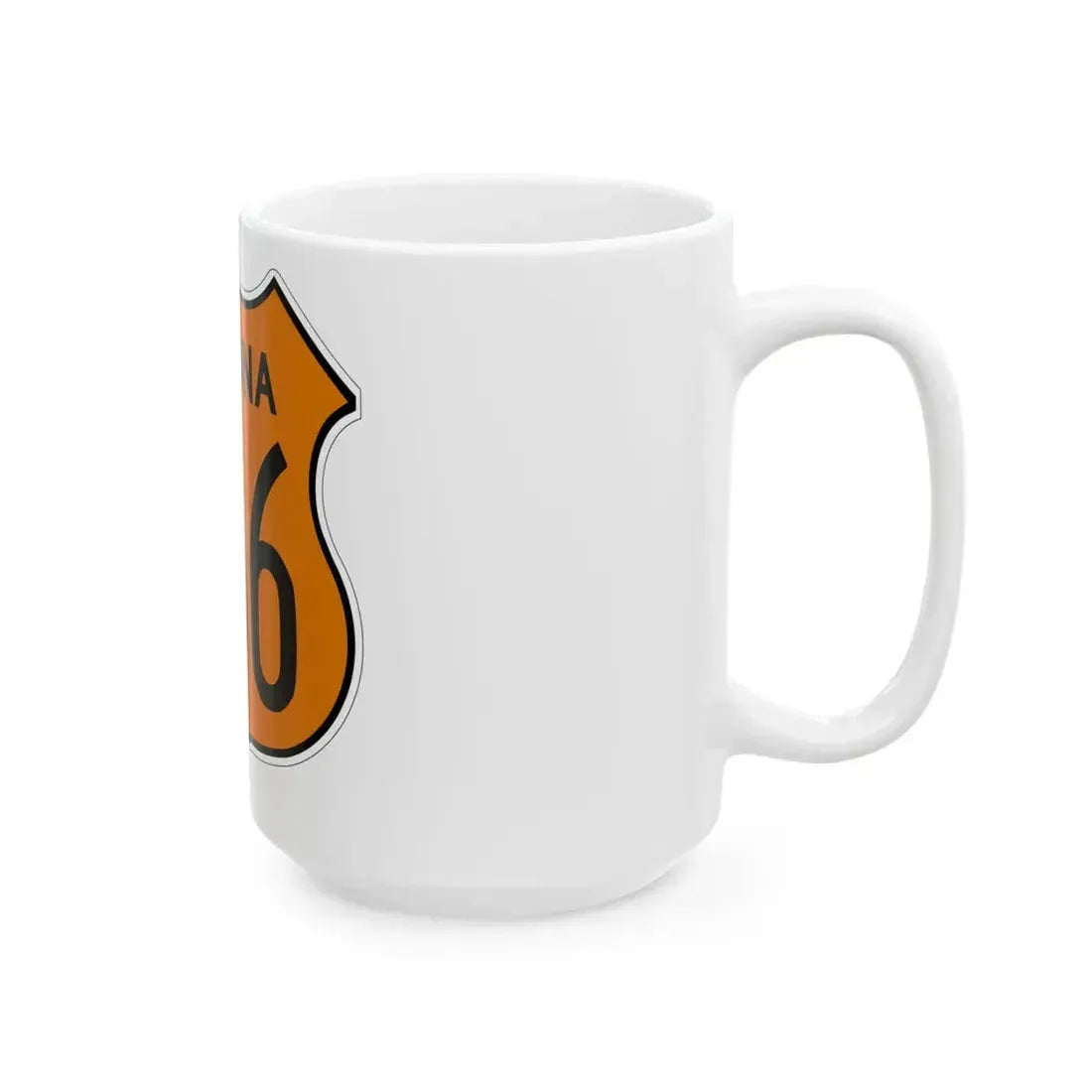 US 666 Arizona 1956 North (Arizona) (Road Sign) White Coffee Mug - Go Mug Yourself