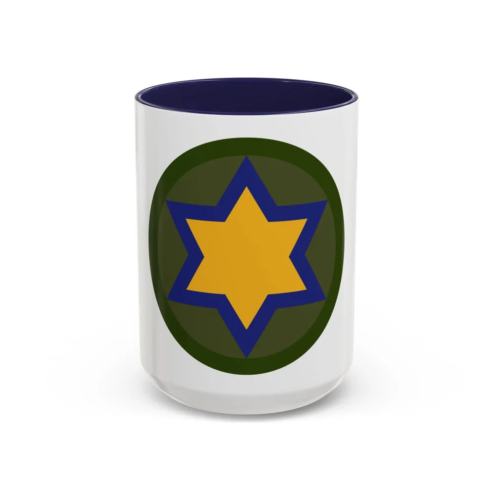 US 66th Cavalry Division (U.S. Army) Accent Coffee Mug 15oz Navy - Go Mug Yourself