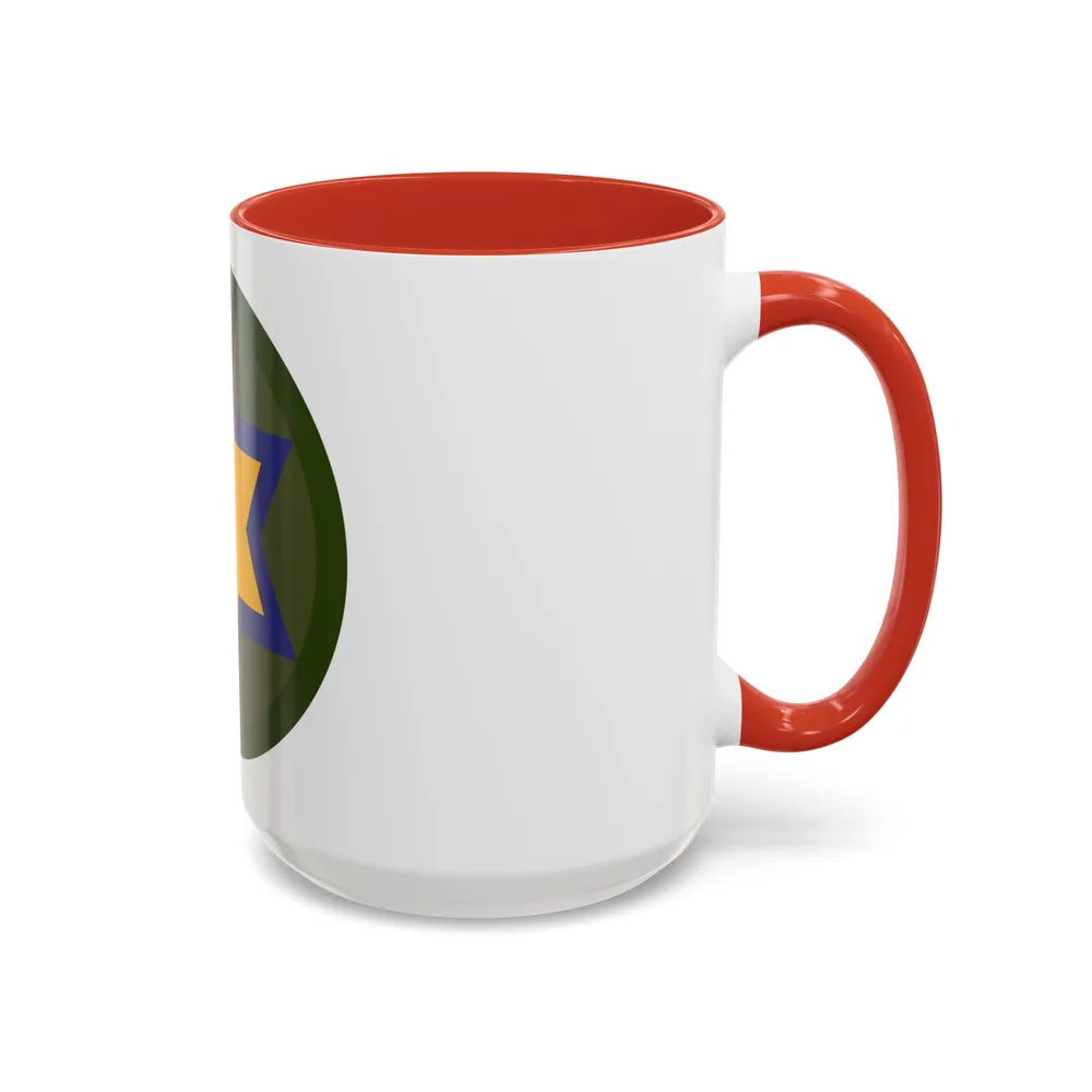 US 66th Cavalry Division (U.S. Army) Accent Coffee Mug - Go Mug Yourself