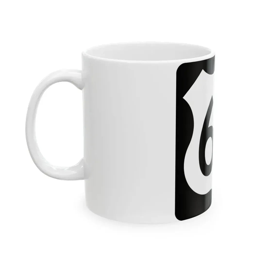 US 69 IA (Iowa) (Road Sign) White Coffee Mug - Go Mug Yourself
