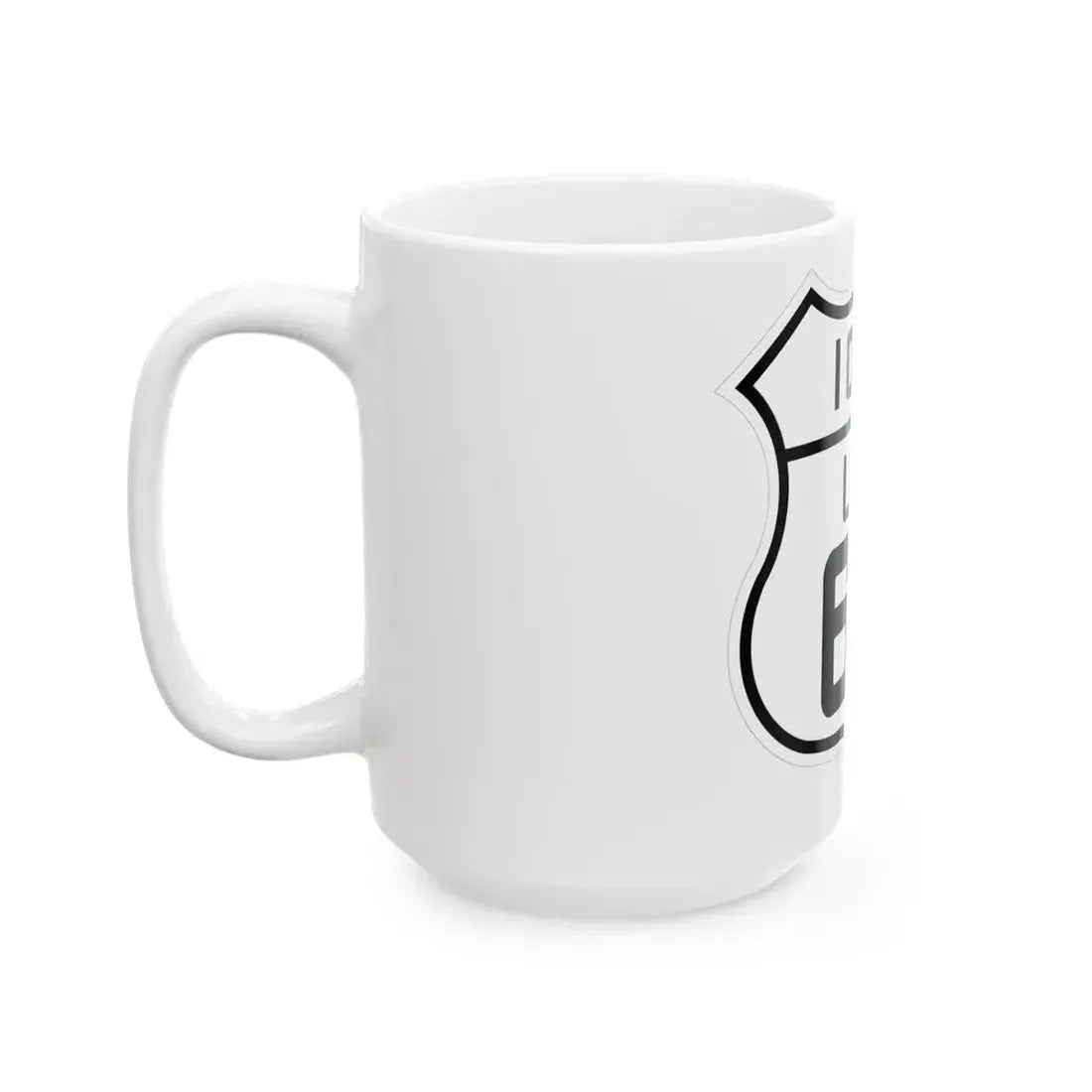 US 69 Iowa 1926 (Iowa) (Road Sign) White Coffee Mug - Go Mug Yourself