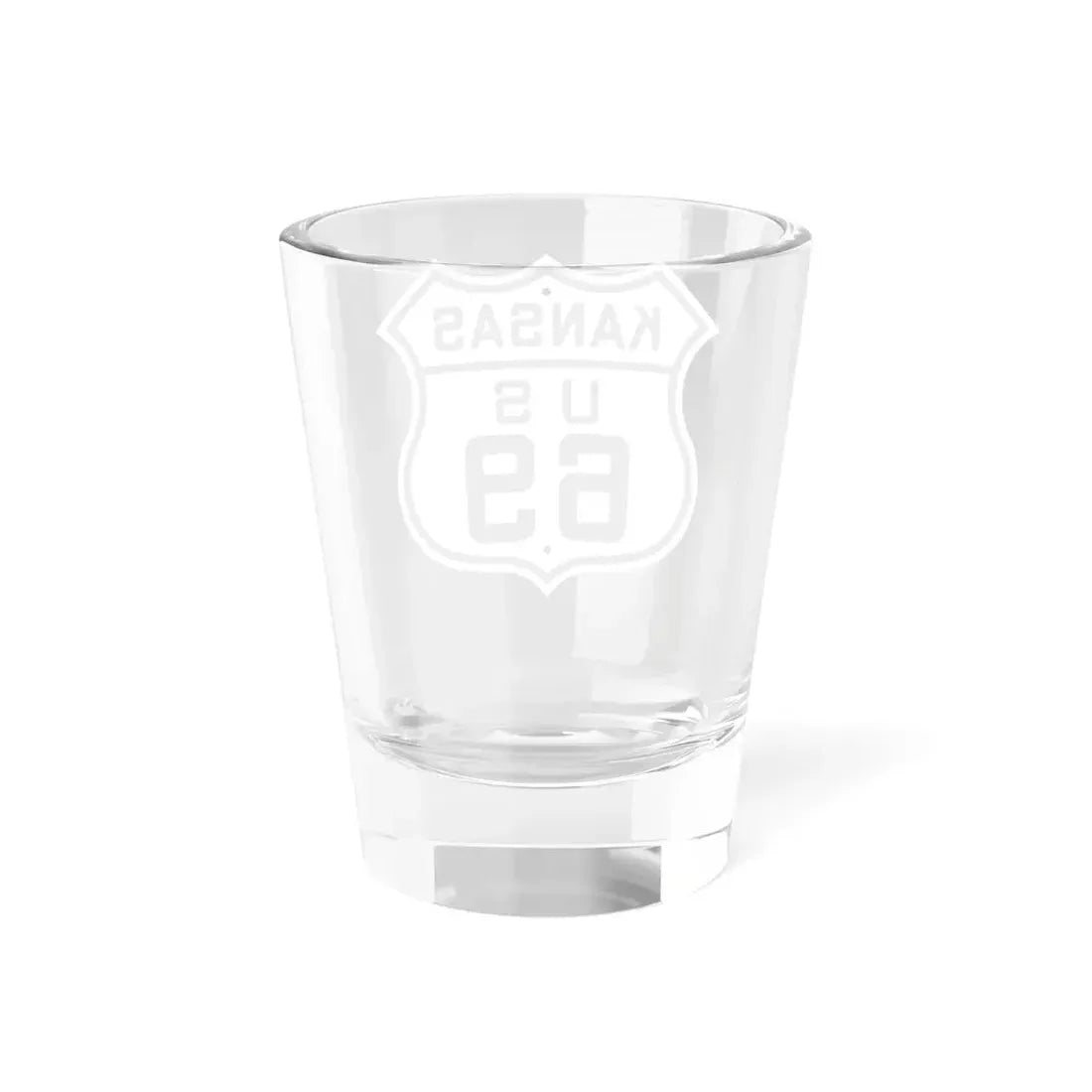 US 69 Kansas 1926 (Kansas) (Road Sign) Shot Glass 1.5oz - Go Mug Yourself