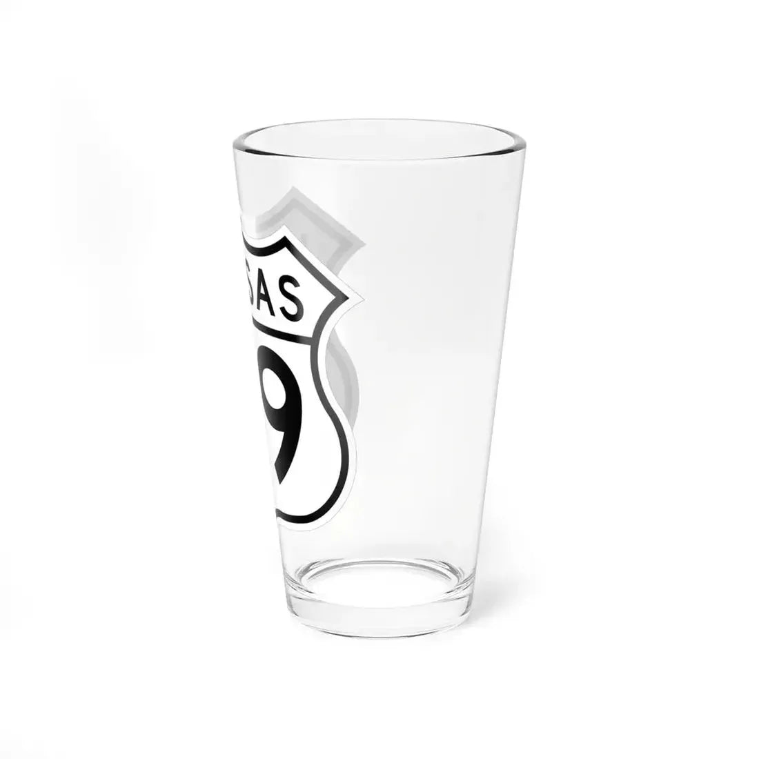 US 69 Kansas 1962 (Kansas) (Road Sign) Pint Glss 16oz - Go Mug Yourself