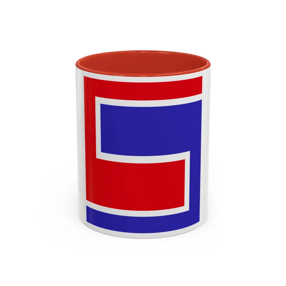 US 69th Infantry Division (U.S. Army) Accent Coffee Mug 11oz Red - Go Mug Yourself