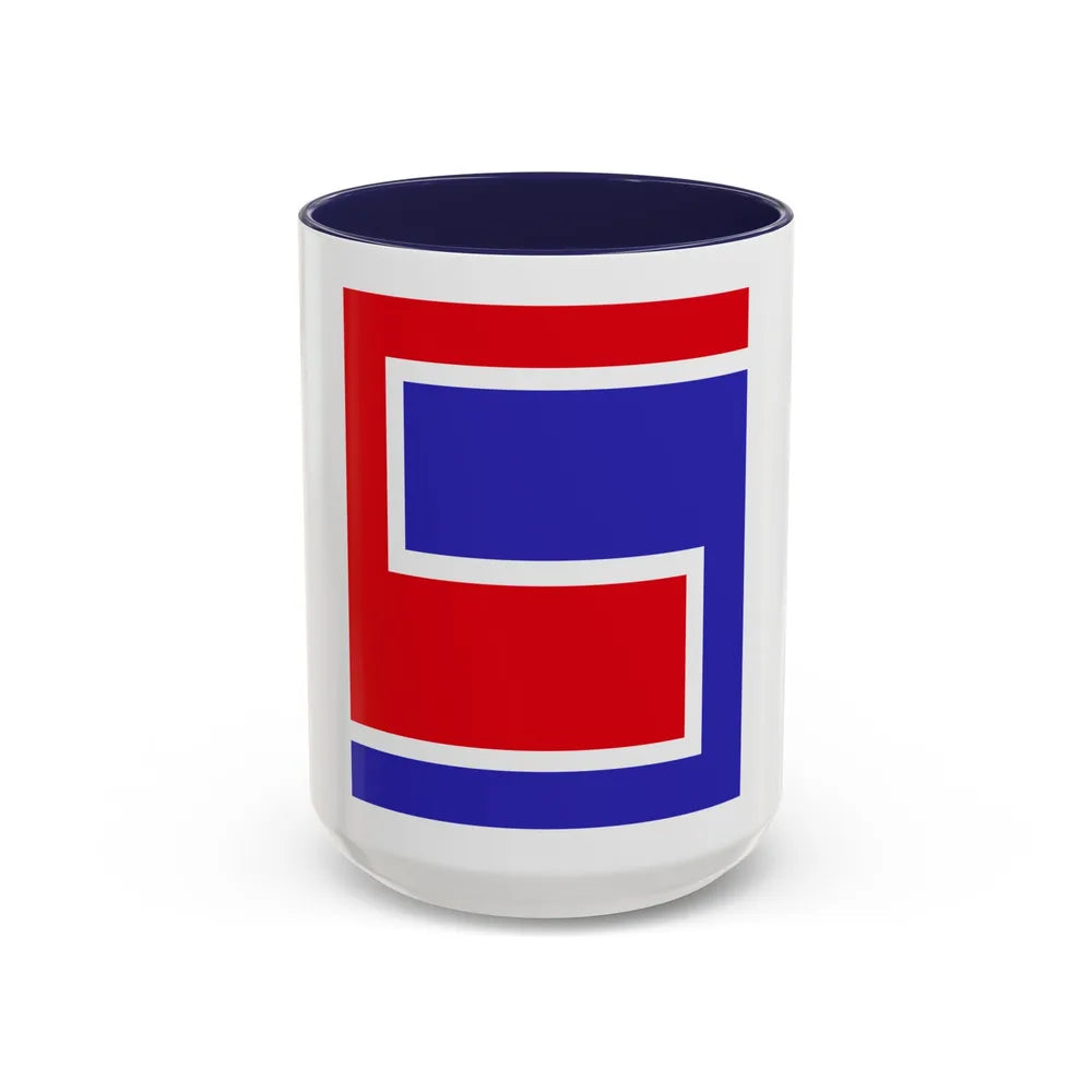 US 69th Infantry Division (U.S. Army) Accent Coffee Mug 15oz Navy - Go Mug Yourself