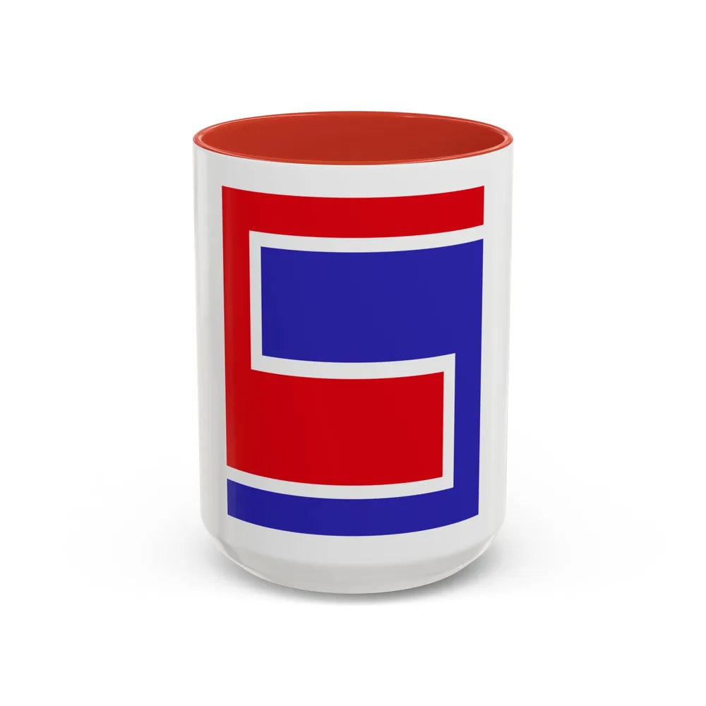 US 69th Infantry Division (U.S. Army) Accent Coffee Mug 15oz Red - Go Mug Yourself