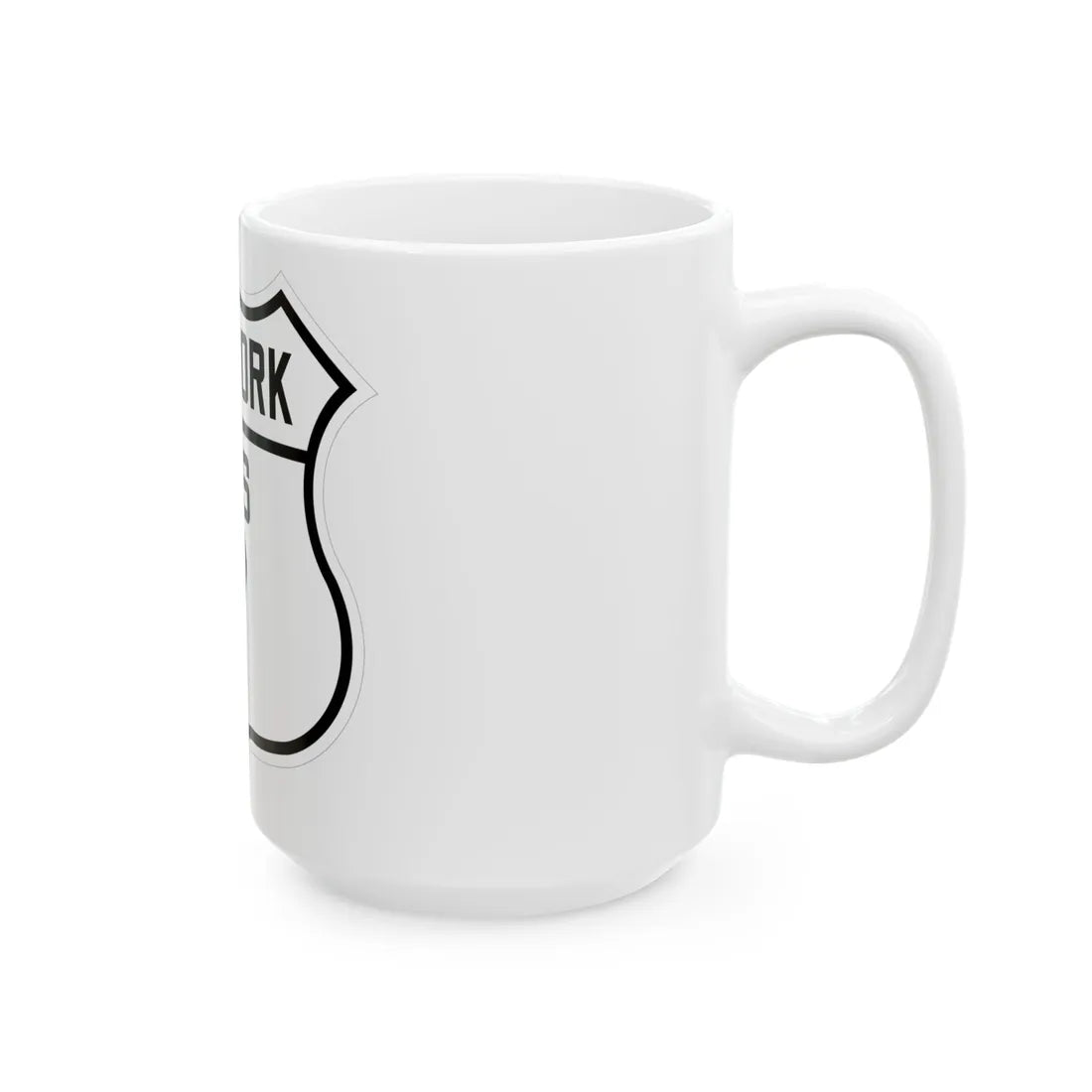 US 7 New York 1926 (New York) (Road Sign) White Coffee Mug - Go Mug Yourself