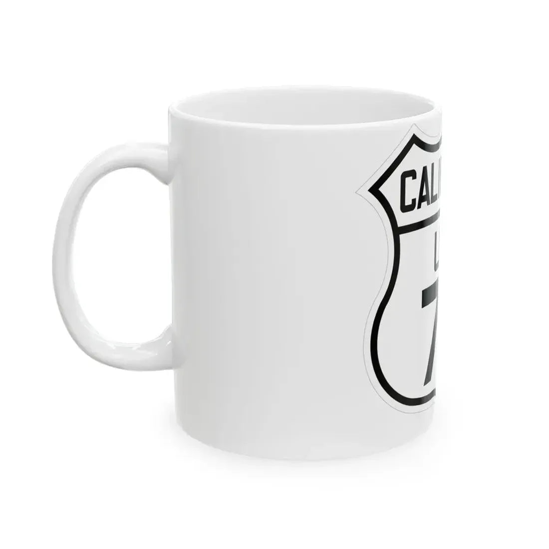 US 70 California 1926 (California) (Road Sign) White Coffee Mug - Go Mug Yourself