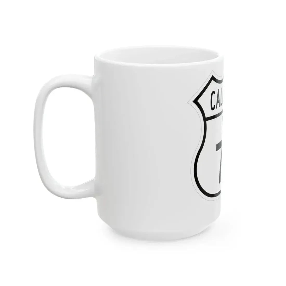 US 70 California 1948 (California) (Road Sign) White Coffee Mug - Go Mug Yourself