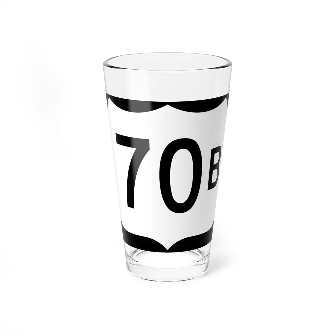 US 70B (Arkansas) (Road Sign) Pint Glss 16oz 16oz - Go Mug Yourself