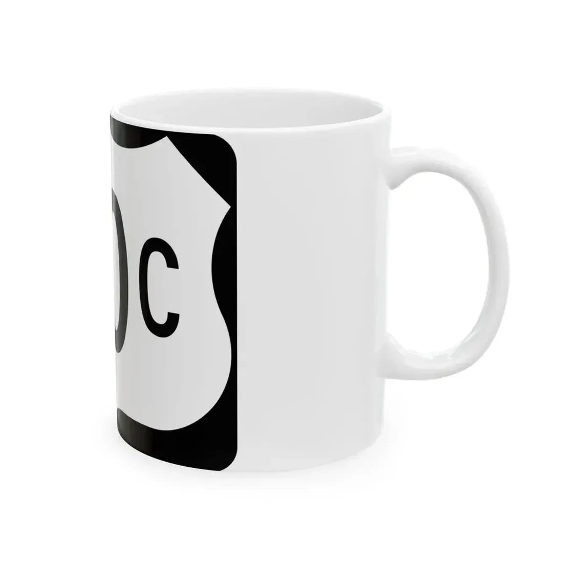 US 70C (Arkansas) (Road Sign) White Coffee Mug - Go Mug Yourself
