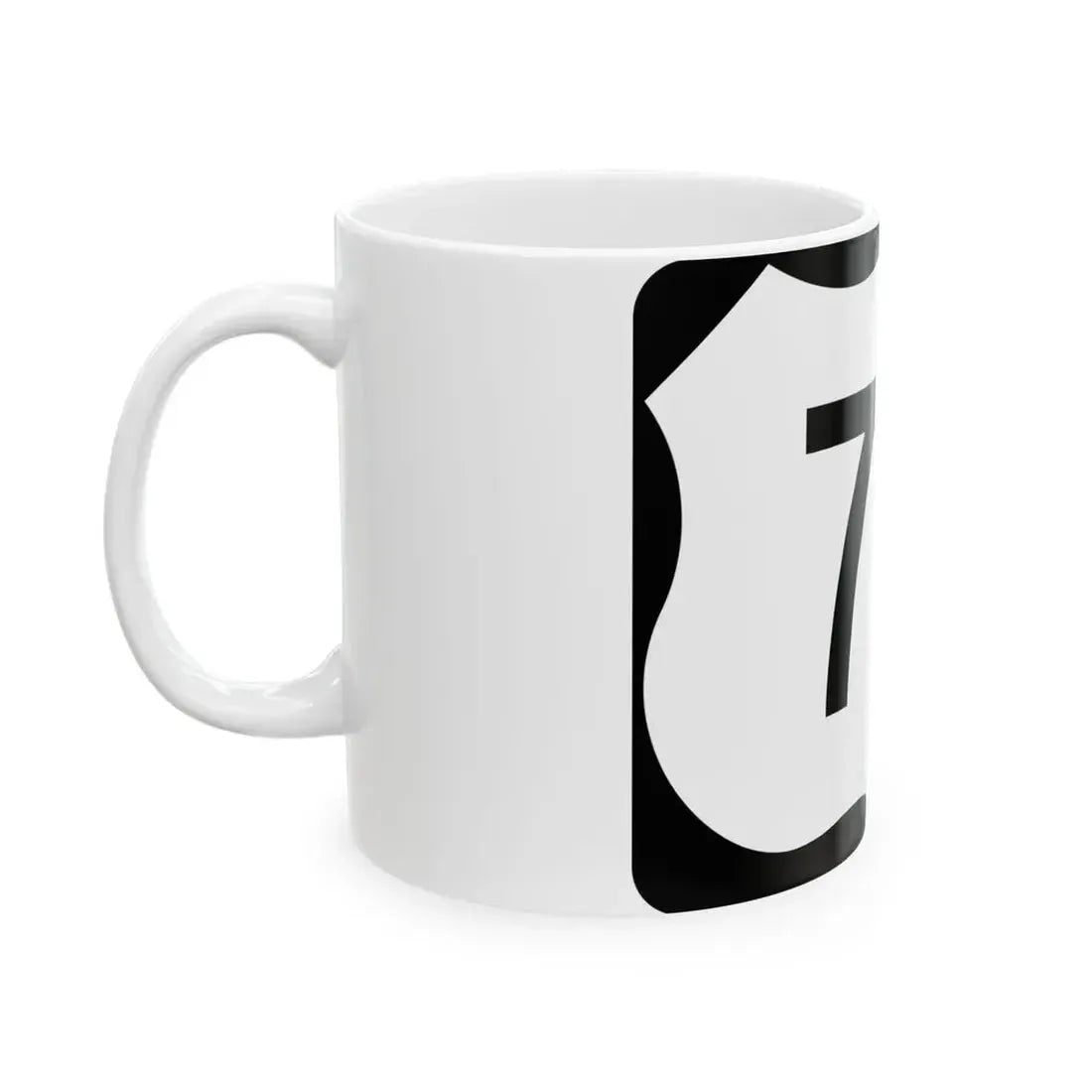 US 71B (Arkansas) (Road Sign) White Coffee Mug - Go Mug Yourself