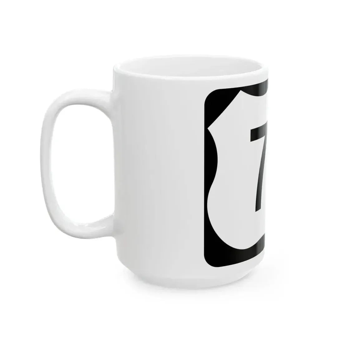 US 71B (Arkansas) (Road Sign) White Coffee Mug - Go Mug Yourself