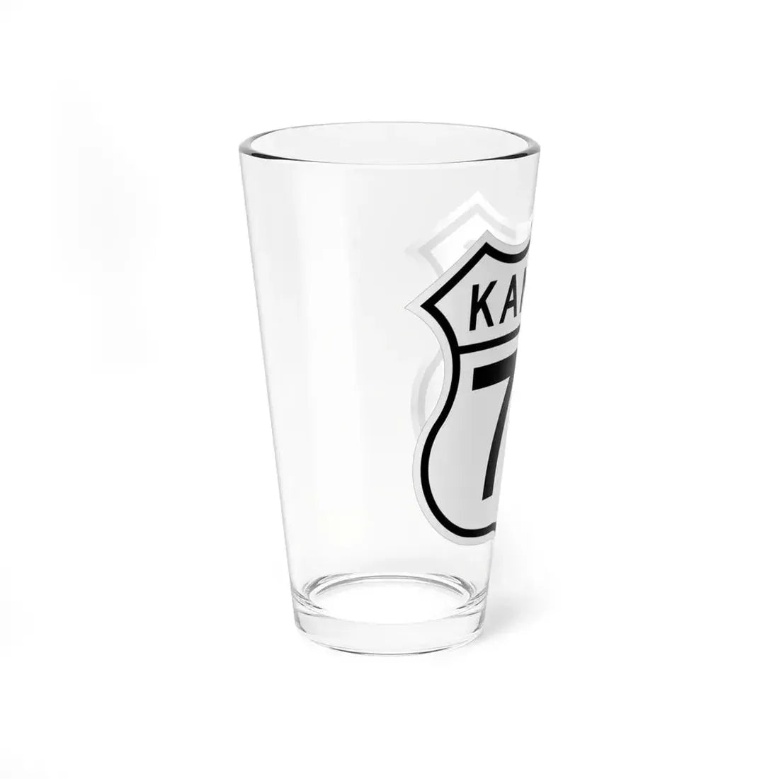 US 73 Kansas 1962 (Kansas) (Road Sign) Pint Glss 16oz - Go Mug Yourself