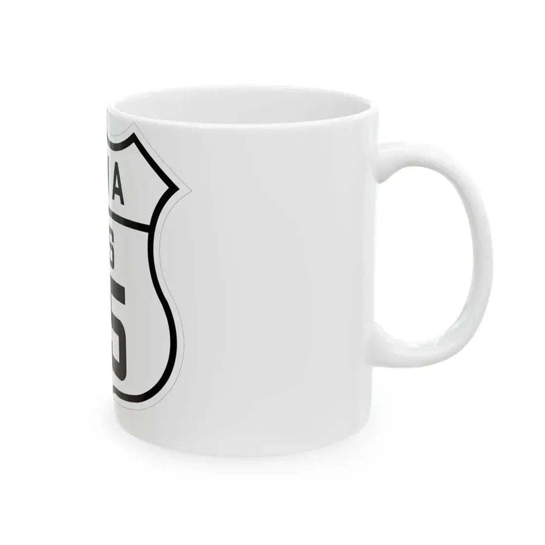 US 75 Iowa 1926 (Iowa) (Road Sign) White Coffee Mug - Go Mug Yourself