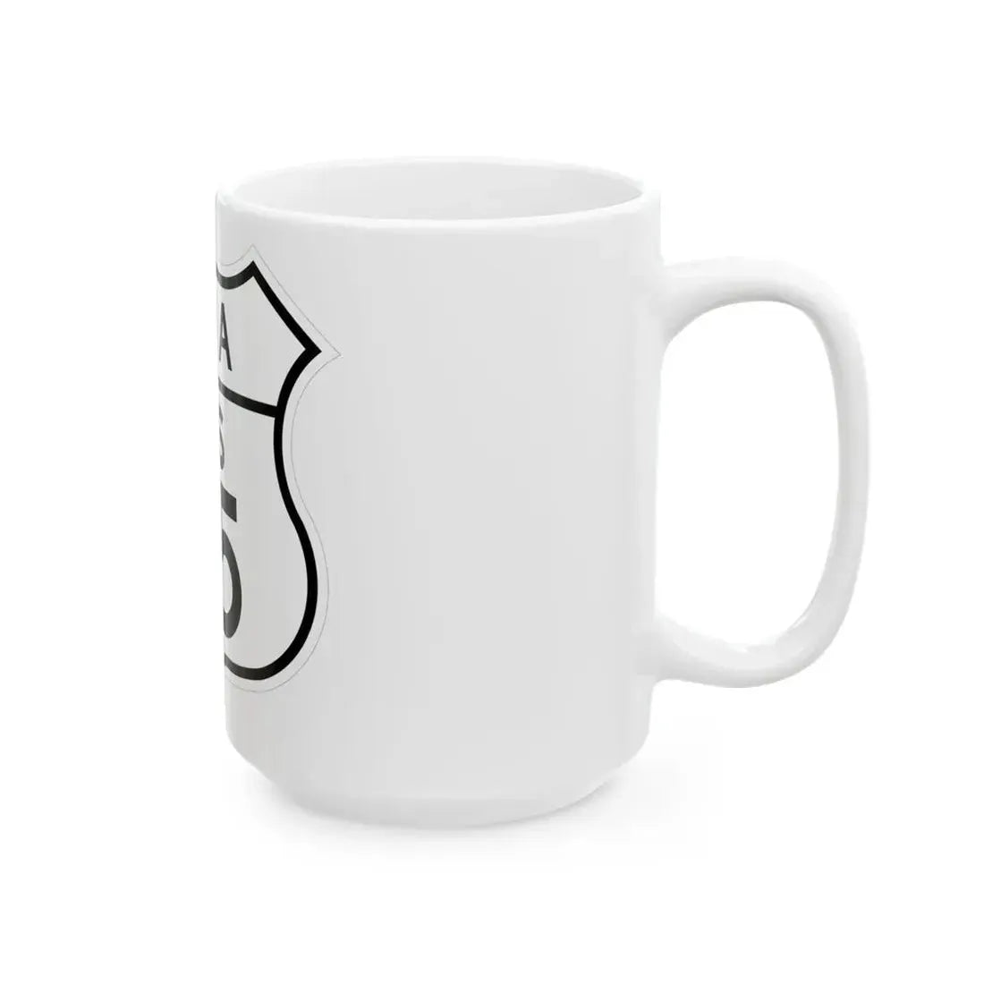 US 75 Iowa 1948 (Iowa) (Road Sign) White Coffee Mug - Go Mug Yourself