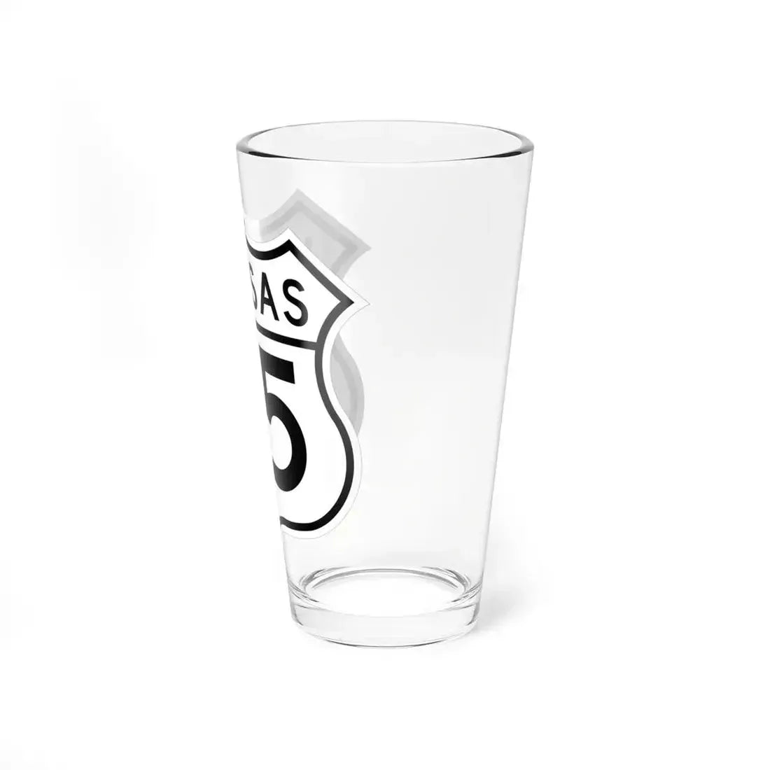 US 75 Kansas 1962 (Kansas) (Road Sign) Pint Glass 16oz - Go Mug Yourself