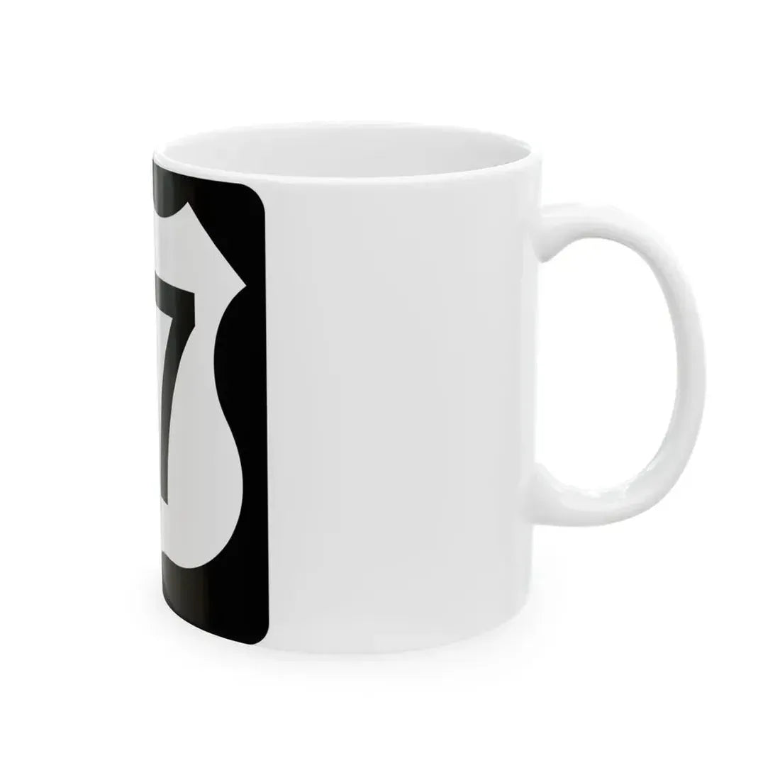 US 77 IA (Iowa) (Road Sign) White Coffee Mug - Go Mug Yourself