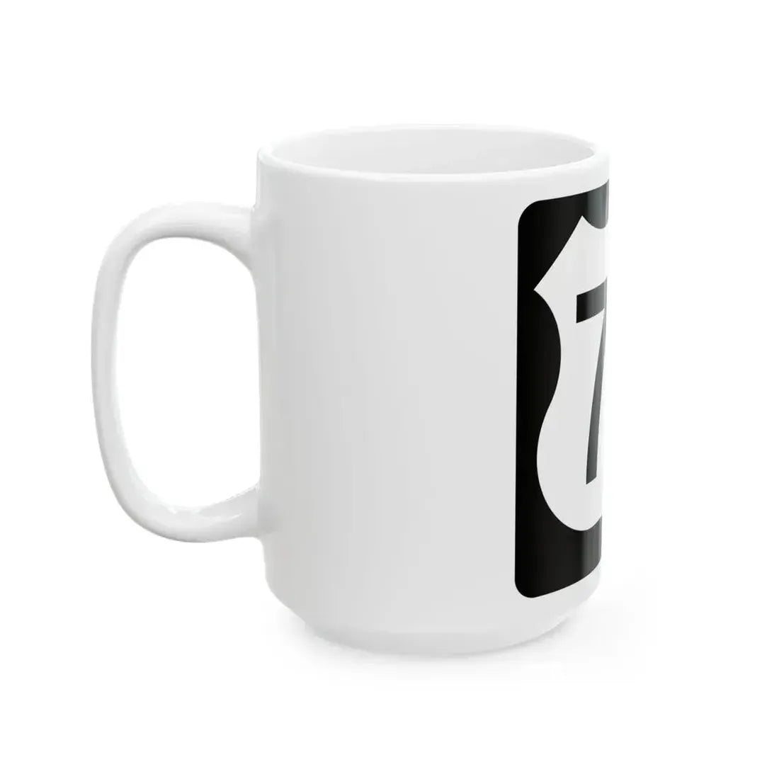 US 77 IA (Iowa) (Road Sign) White Coffee Mug - Go Mug Yourself