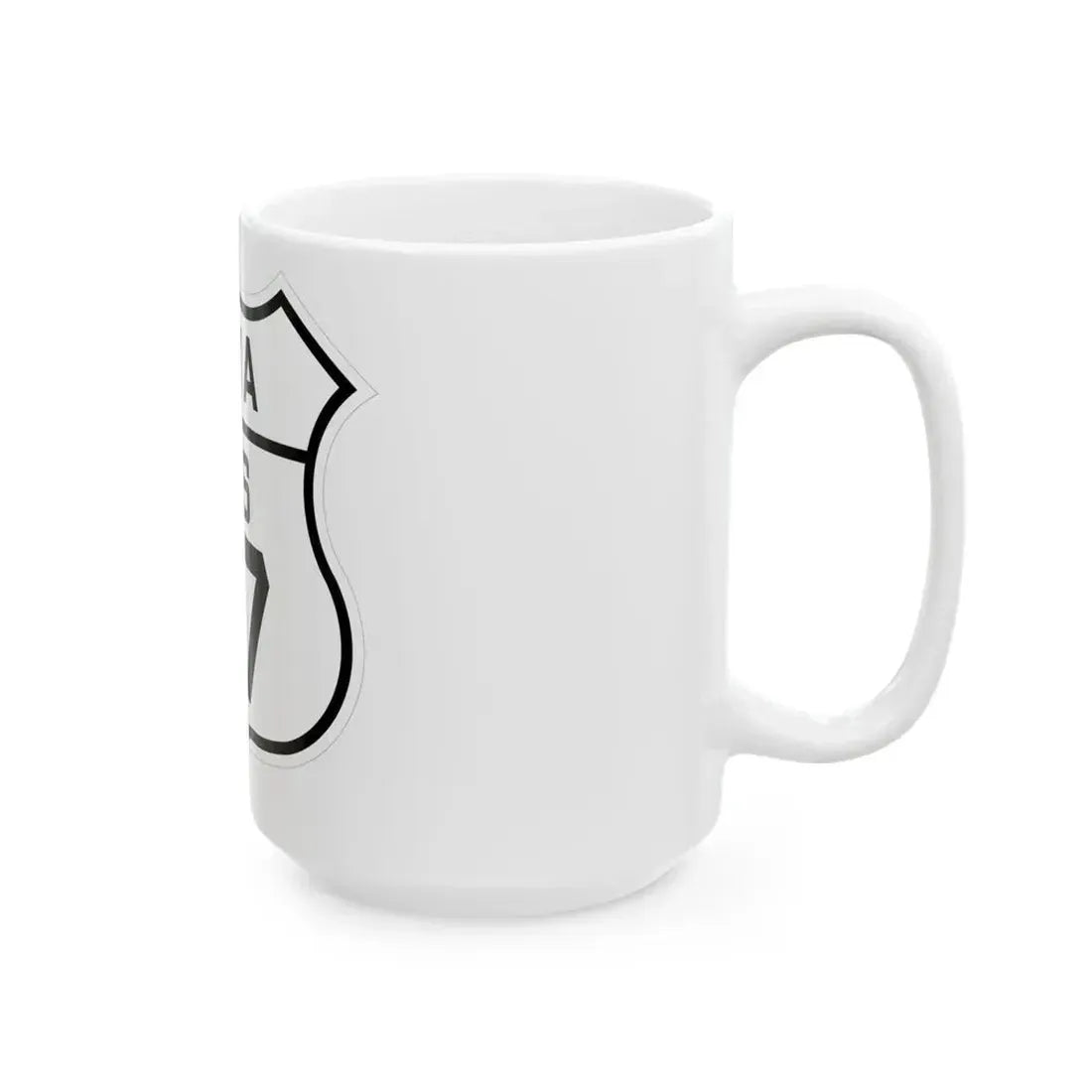 US 77 Iowa 1926 (Iowa) (Road Sign) White Coffee Mug - Go Mug Yourself