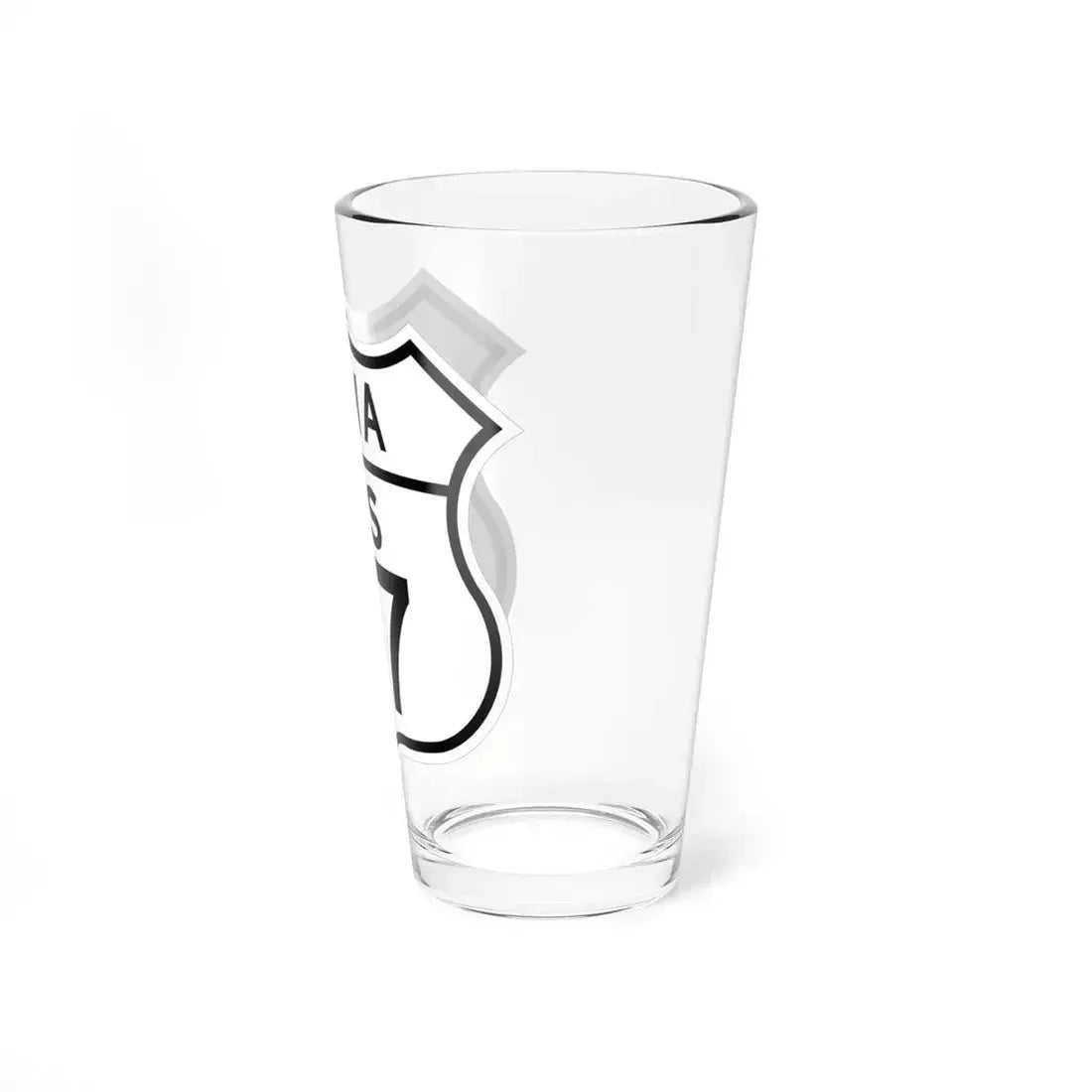 US 77 Iowa 1948 (Iowa) (Road Sign) Pint Glass 16oz - Go Mug Yourself