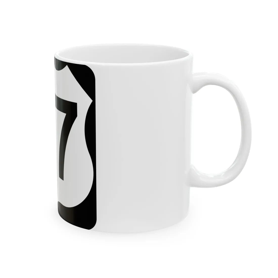 US 77-Q (Texas) (Road Sign) White Coffee Mug - Go Mug Yourself