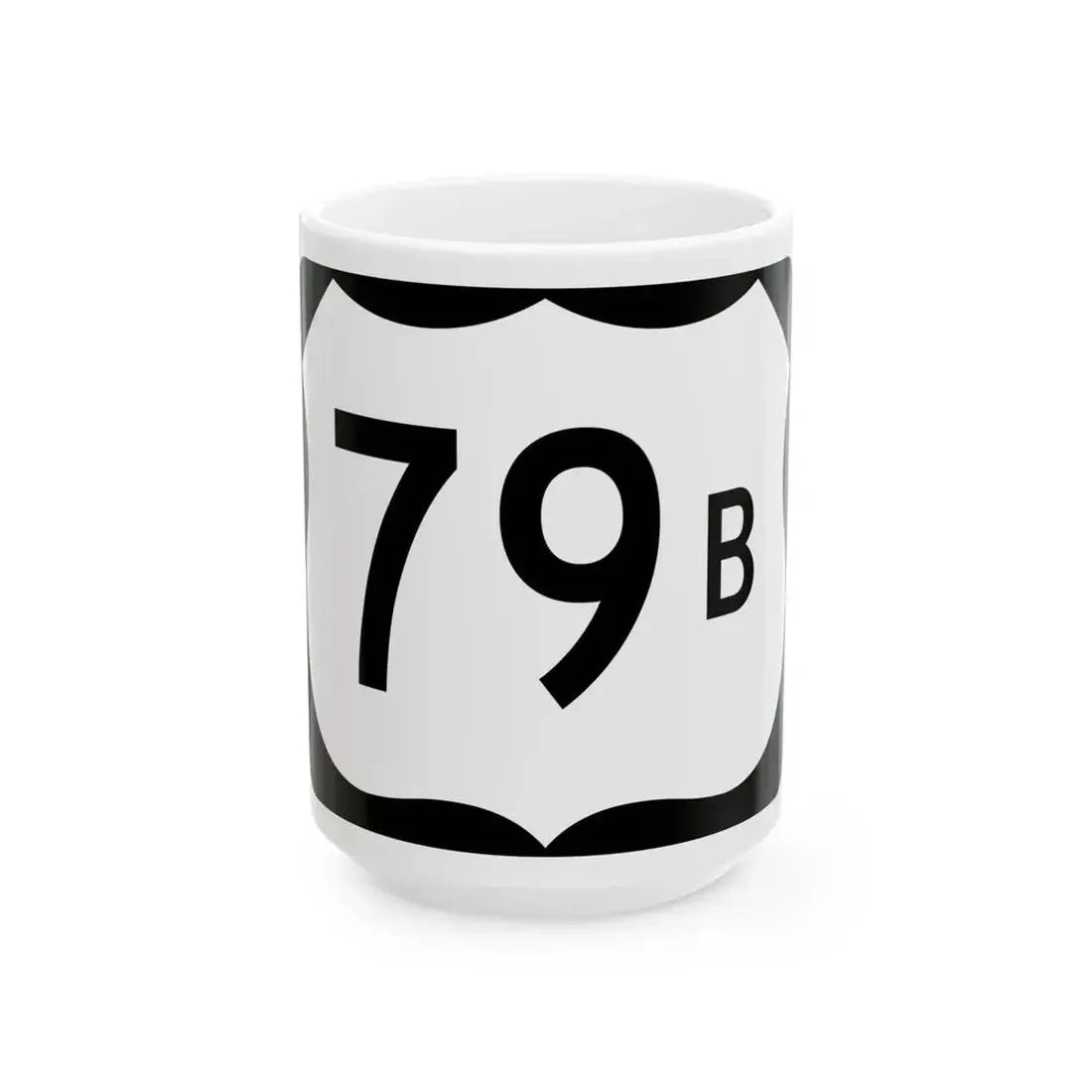 US 79B (Arkansas) (Road Sign) White Coffee Mug 15oz - Go Mug Yourself