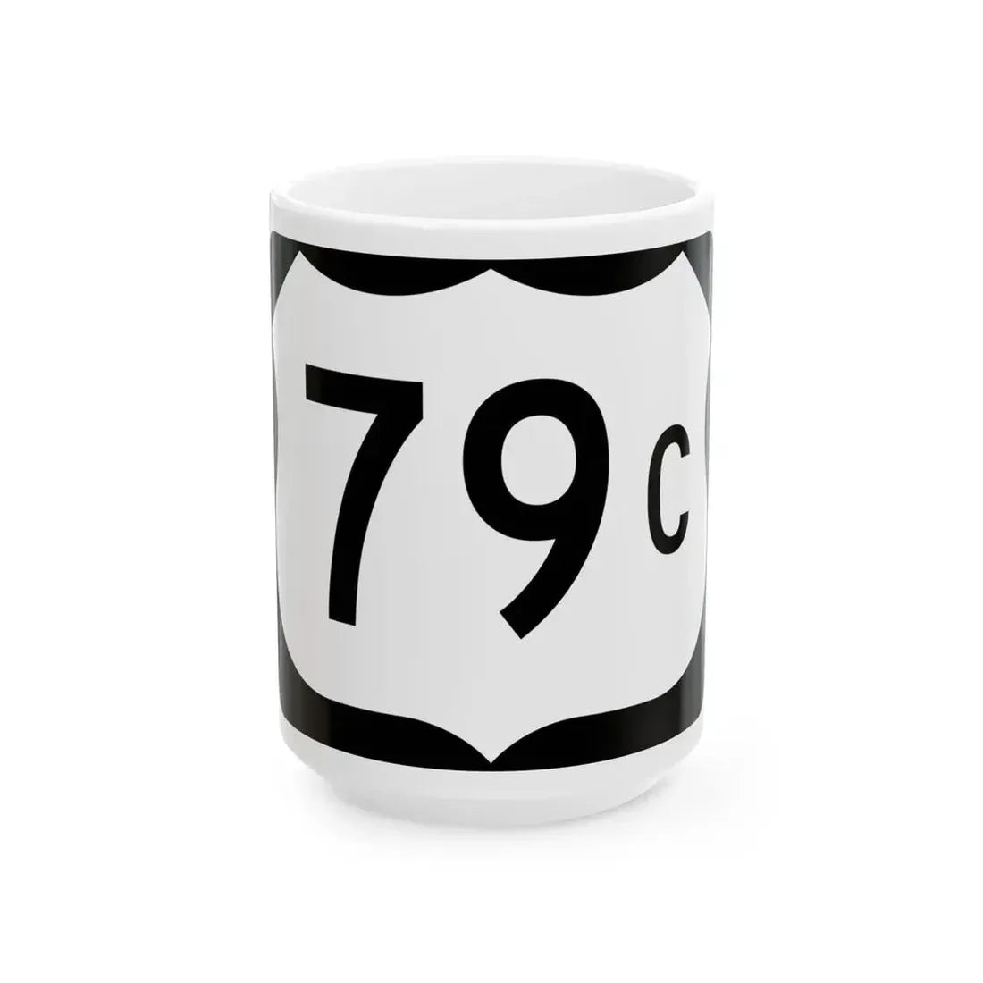 US 79C (Arkansas) (Road Sign) White Coffee Mug 15oz - Go Mug Yourself