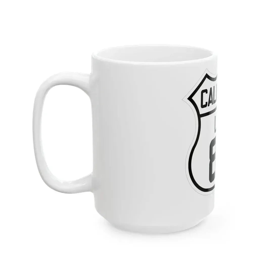 US 80 California 1926 (California) (Road Sign) White Coffee Mug - Go Mug Yourself