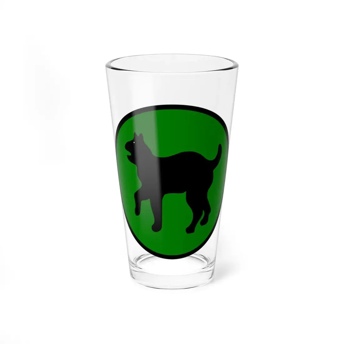 US 81st Infantry Division SSI (U.S. Army) Pint Glass 16oz 16oz - Go Mug Yourself