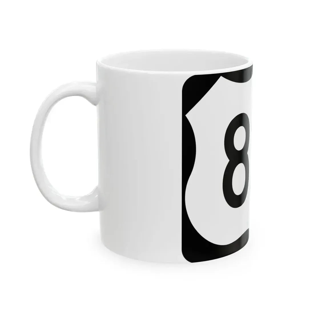 US 82B (Arkansas) (Road Sign) White Coffee Mug - Go Mug Yourself