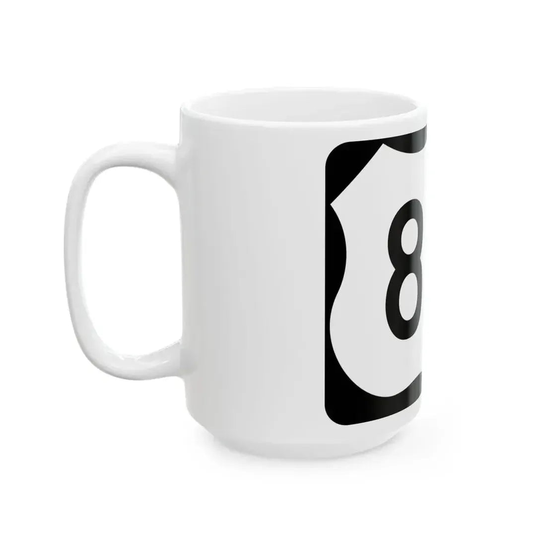 US 82B (Arkansas) (Road Sign) White Coffee Mug - Go Mug Yourself