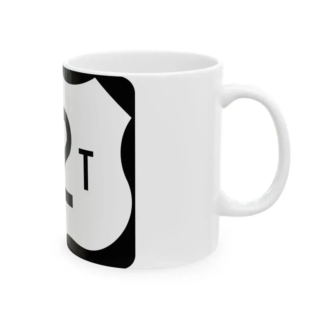 US 82T (Arkansas) (Road Sign) White Coffee Mug - Go Mug Yourself