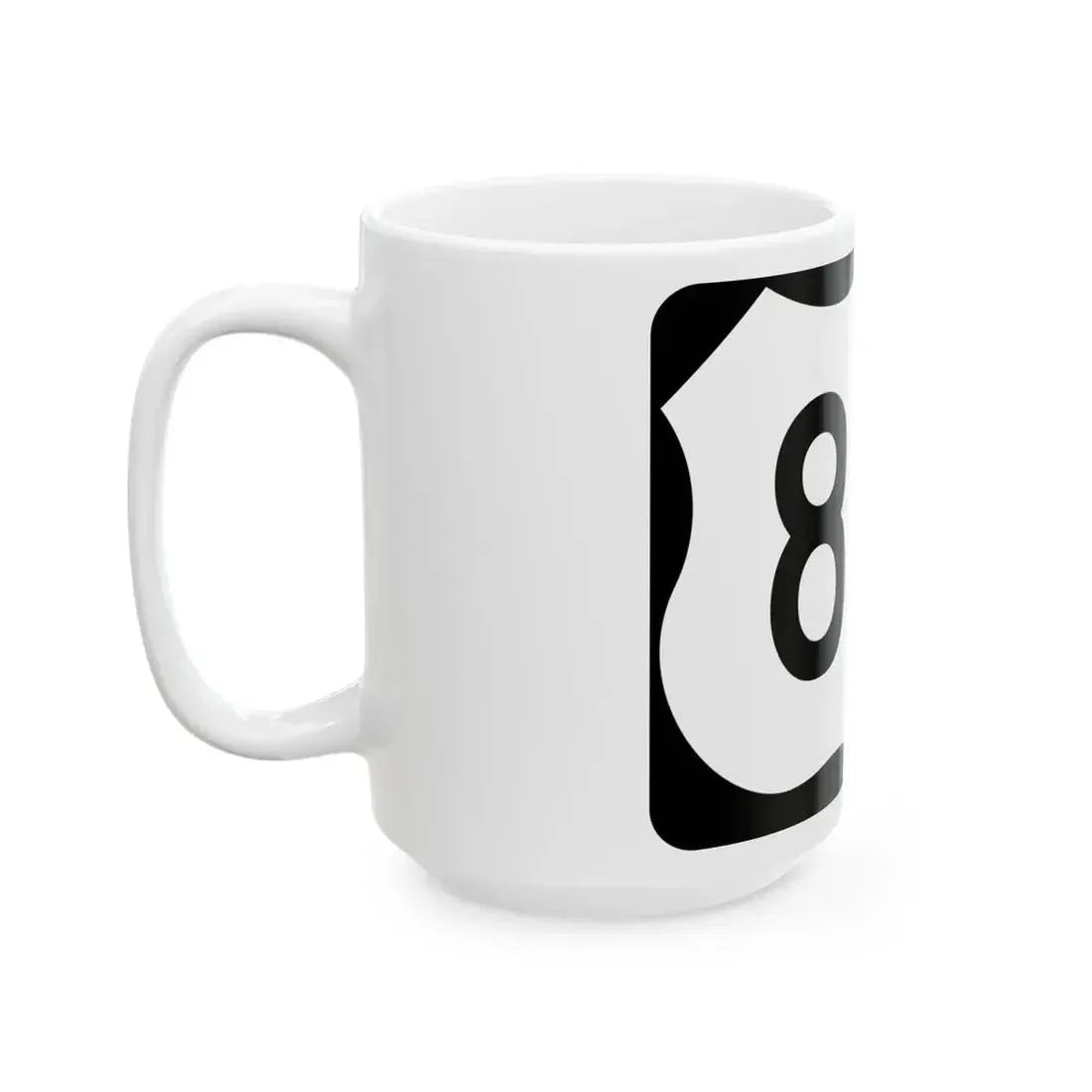 US 82T (Arkansas) (Road Sign) White Coffee Mug - Go Mug Yourself