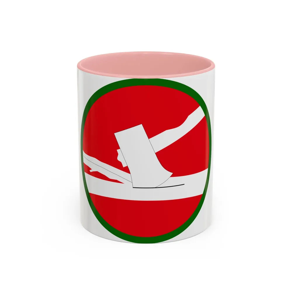 US 84th Infantry Division (U.S. Army) Accent Coffee Mug 11oz Pink - Go Mug Yourself