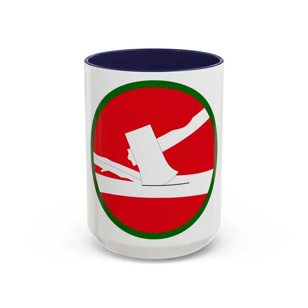 US 84th Infantry Division (U.S. Army) Accent Coffee Mug 15oz Navy - Go Mug Yourself