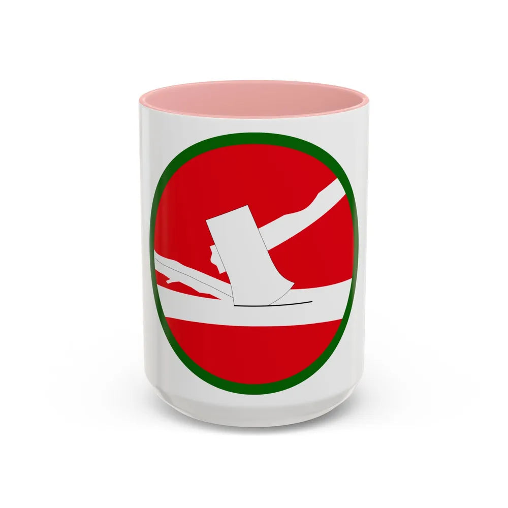 US 84th Infantry Division (U.S. Army) Accent Coffee Mug 15oz Pink - Go Mug Yourself