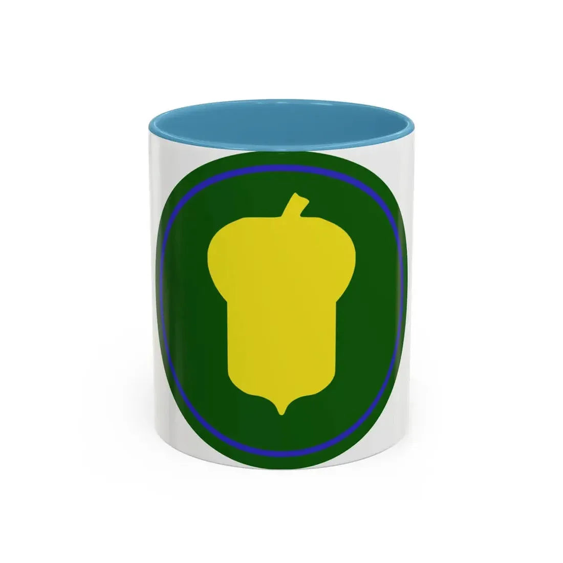 US 87th Infantry Division (U.S. Army) Accent Coffee Mug 11oz Light Blue - Go Mug Yourself