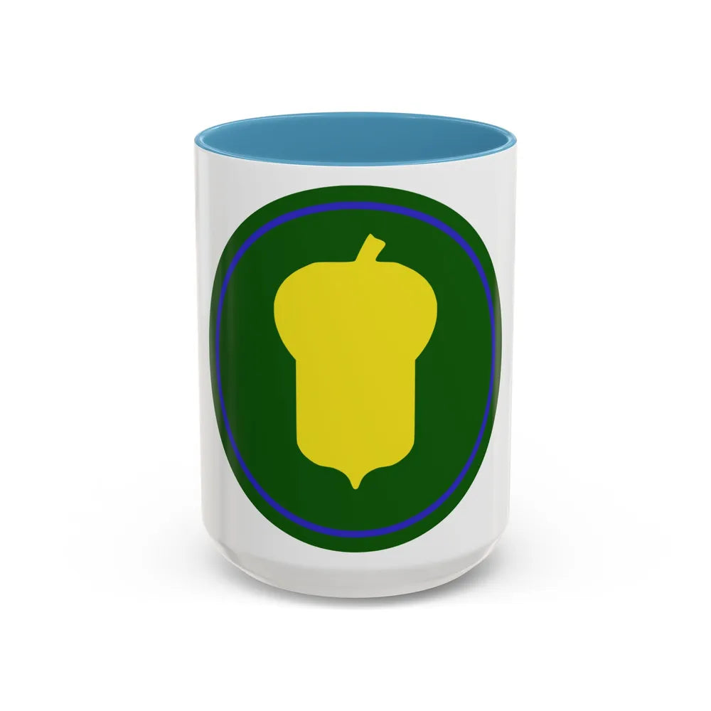US 87th Infantry Division (U.S. Army) Accent Coffee Mug 15oz Light Blue - Go Mug Yourself