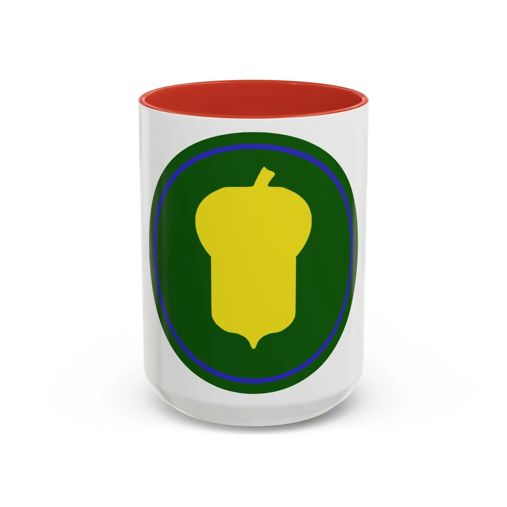 US 87th Infantry Division (U.S. Army) Accent Coffee Mug 15oz Red - Go Mug Yourself