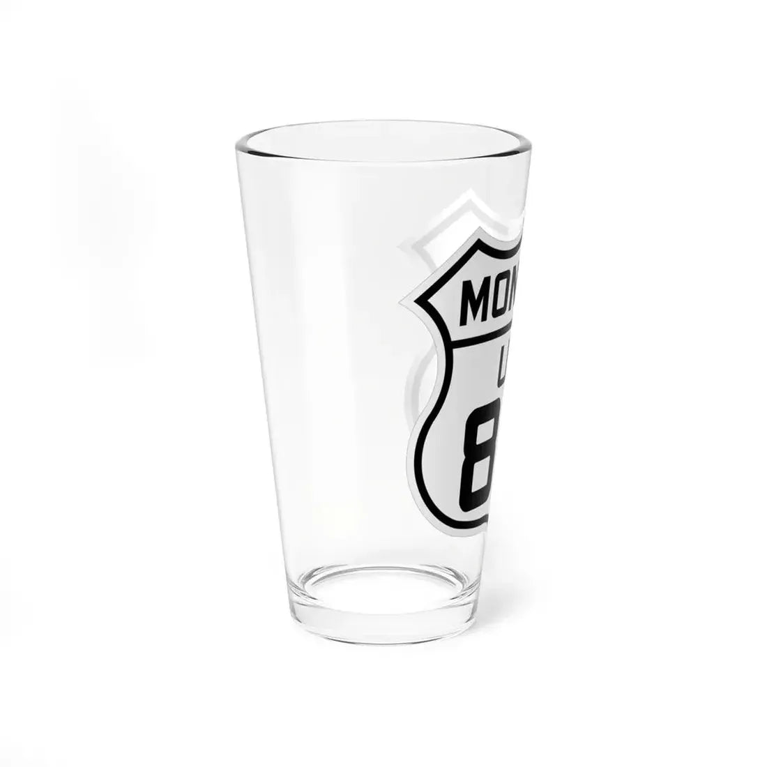 US 87W Montana 1926 (Montana) (Road Sign) Pint Glss 16oz - Go Mug Yourself