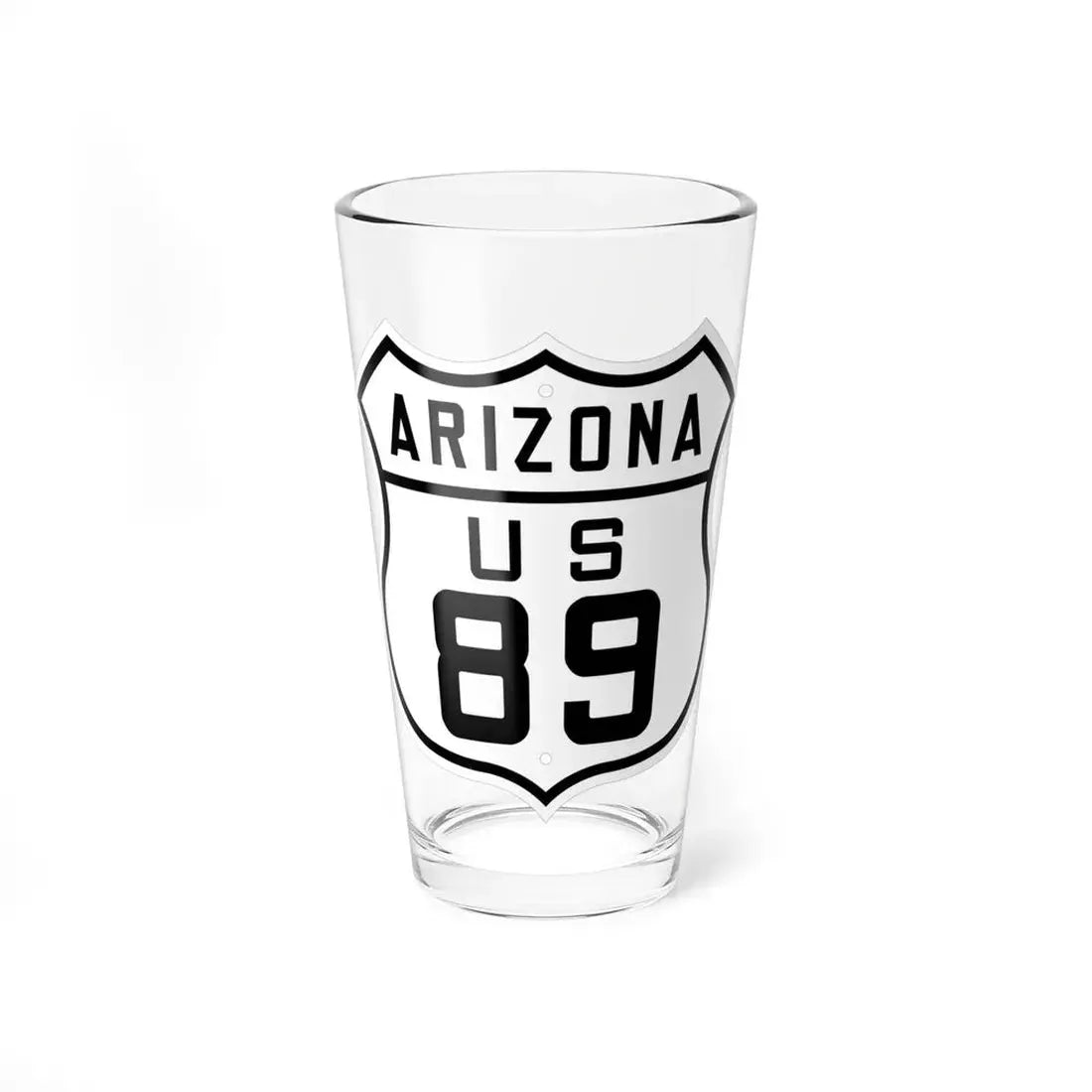 US 89 Arizona 1926 (Arizona) (Road Sign) Pint Glss 16oz 16oz - Go Mug Yourself