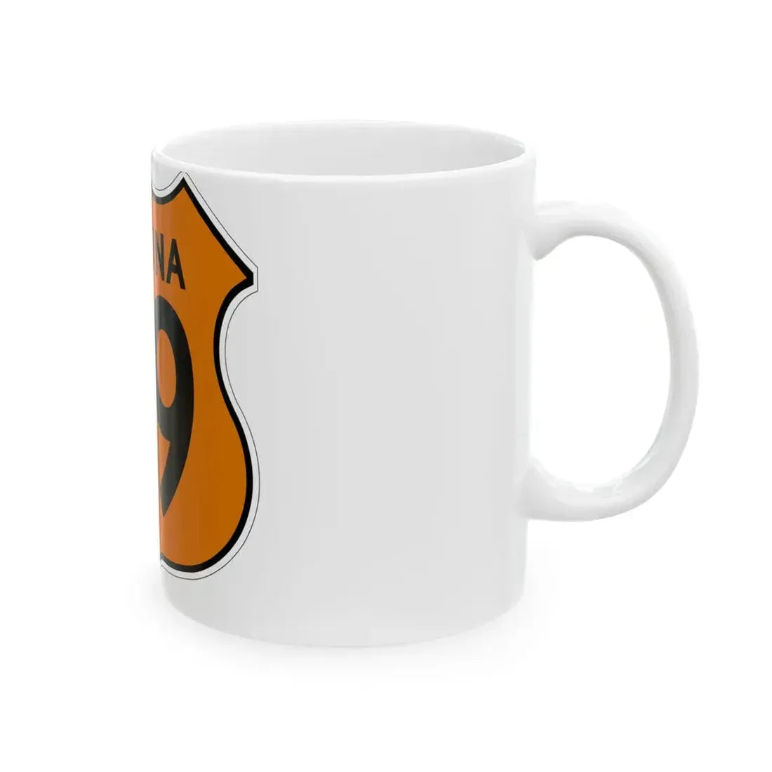 US 89 Arizona 1956 North (Arizona) (Road Sign) White Coffee Mug - Go Mug Yourself