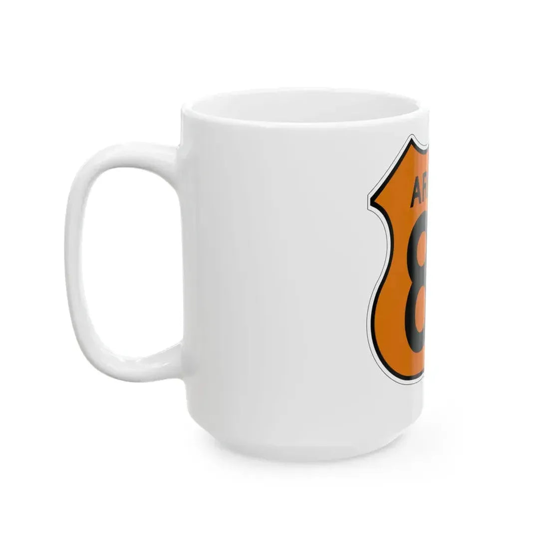 US 89 Arizona 1956 North (Arizona) (Road Sign) White Coffee Mug - Go Mug Yourself
