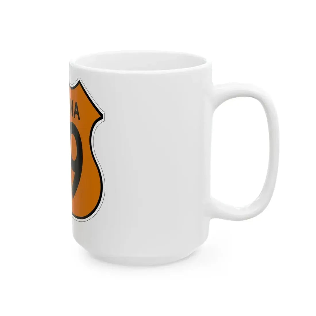 US 89 Arizona 1956 North (Arizona) (Road Sign) White Coffee Mug - Go Mug Yourself