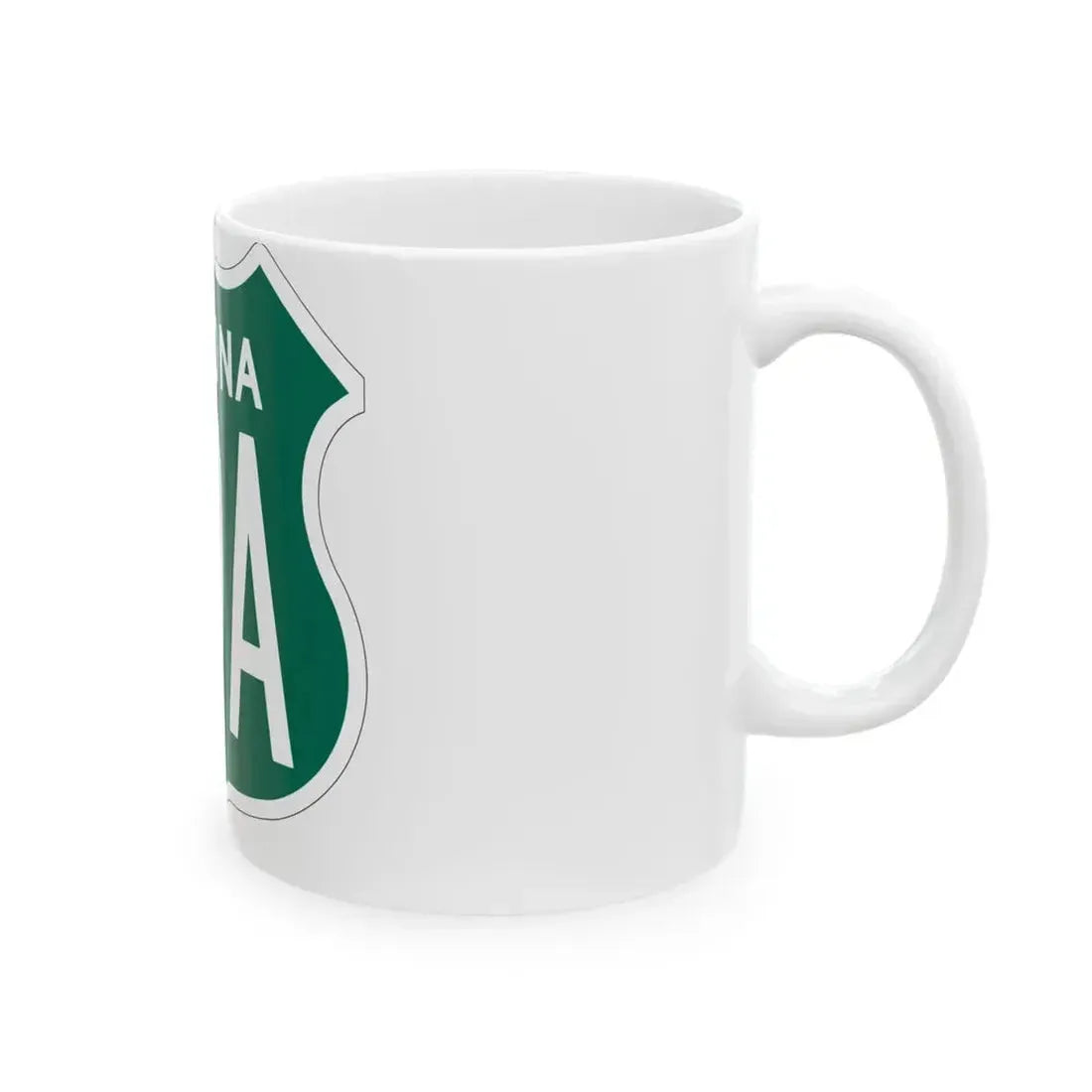 US 89A Arizona 1956 South (Arizona) (Road Sign) White Coffee Mug - Go Mug Yourself