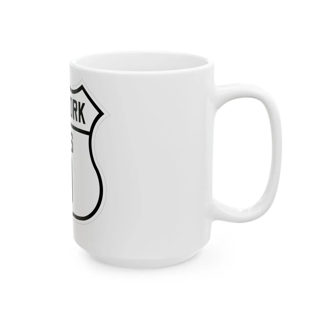 US 9 New York 1926 (New York) (Road Sign) White Coffee Mug - Go Mug Yourself